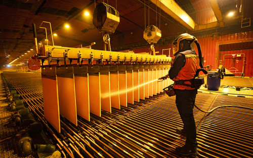 Inventarios de la minería del cobre anotaron un aumento en octubre de 2024