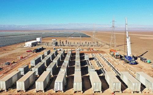 Avanza la construcción del primer proyecto de almacenamiento de energía de Transelec