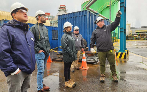 Seremi de Energía de Valparaíso realiza visita técnica a Central Energética Nehuenco de Colbún
