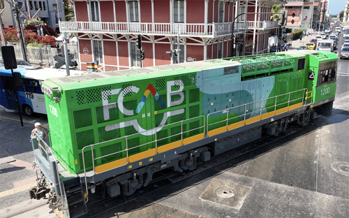 FCAB marca un nuevo hito: Primer viaje de locomotora a hidrógeno verde en Chile y Latinoamérica
