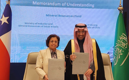 Chile y Arabia Saudita acuerdan colaboración estratégica en minerales críticos