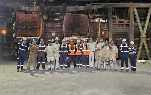 Se inicia última campaña del Horno de Refino 1 de Codelco Ventanas y avanza nuevo equipo para procesar scrap