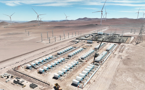 Engie avanza en la construcción de su primer sistema de almacenamiento integrado a un parque eólico en Chile