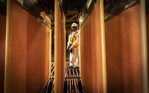 INE reporta alza mensual de 6,1% en inventarios de la minería del cobre en enero de 2026