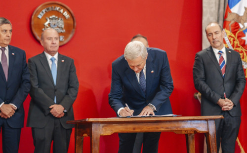 Presidente José Antonio Kast promulga ley de Emergencia Energética