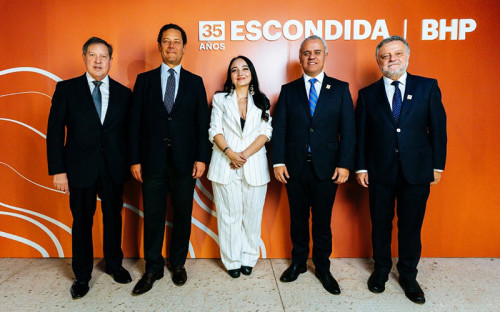 Con principales gremios y autoridades Escondida | BHP celebró 35 años desde el inicio de operaciones