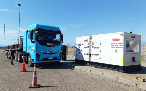 Codelco y SANY realizan exitoso piloto de camión 100% eléctrico en estratégica ruta minera del norte