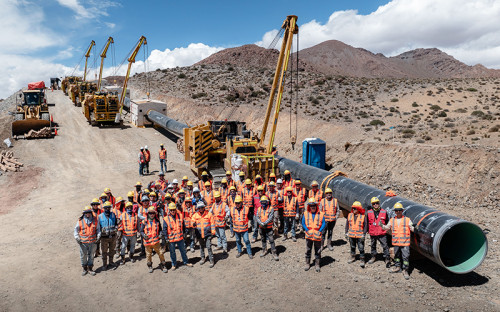 Techint E&C concluye sistema que abastecerá de agua desalada a Collahuasi por 20 años
