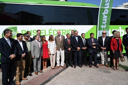 Lanzan primer bus eléctrico interurbano que conectará la ruta entre Rancagua y Santiago