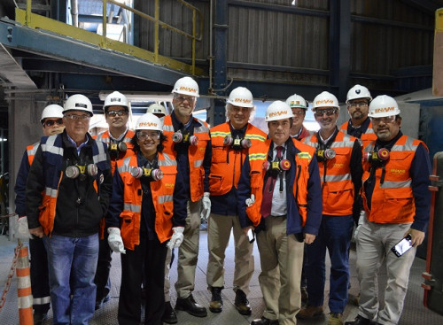 Comisión de Minería del Senado sesiona por primera vez en fundición de ENAMI