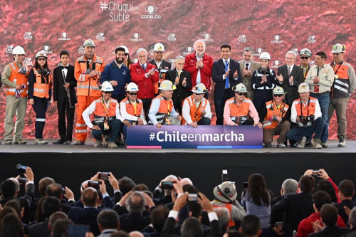 Presidente Piñera inaugura transformación de Chuquicamata Subterránea