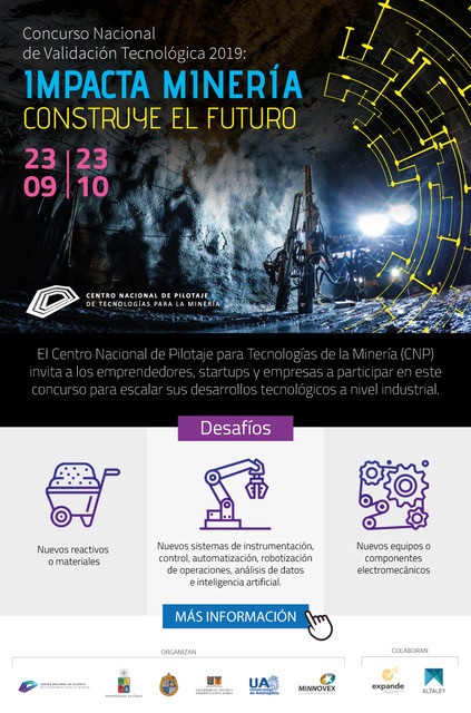 CNP lanza concurso nacional para escalar nuevas tecnologías mineras a nivel industrial