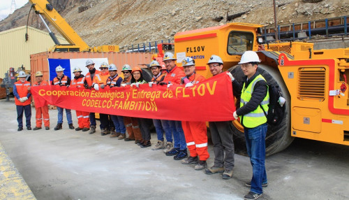 El Teniente incorpora palas chinas a su operación subterránea