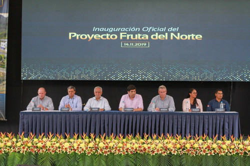 Lundin Gold inaugura proyecto de oro Fruta del Norte en Ecuador