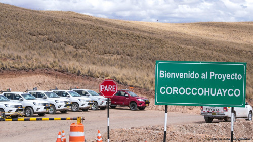Proyecto Coroccohuayco continúa realizando estudios técnicos a la espera de la aprobación del EIA