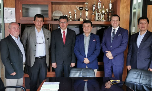 Presidente de la Cámara Minera de Chile se reúne con nuevo viceministro de Minas de Ecuador