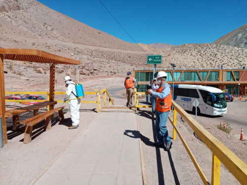 Seremi de Minería de la región de Atacama visita la faena de Caserones