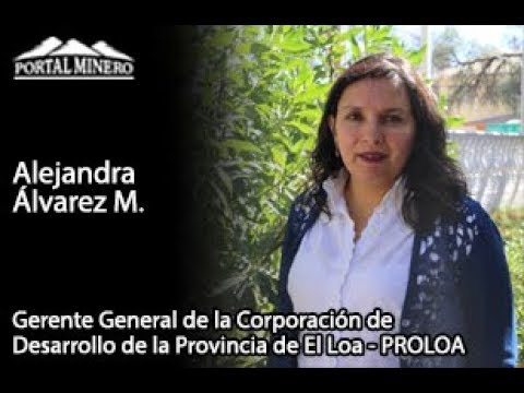 Alejandra Álvarez M., Gerente General de la Corporación de Desarrollo de la Provincia de El Loa – PR